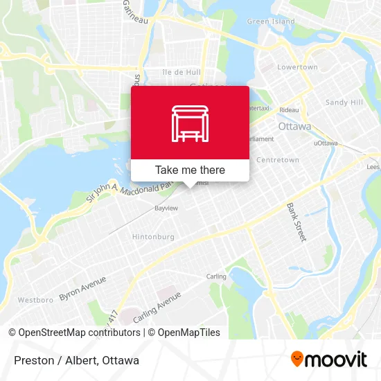 Preston / Albert map