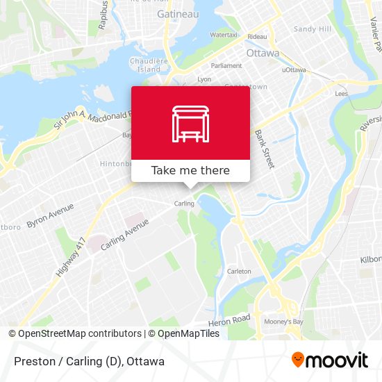 Preston / Carling (D) map