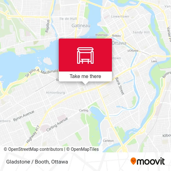 Gladstone / Booth map