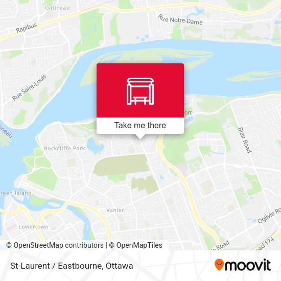 St-Laurent / Eastbourne map