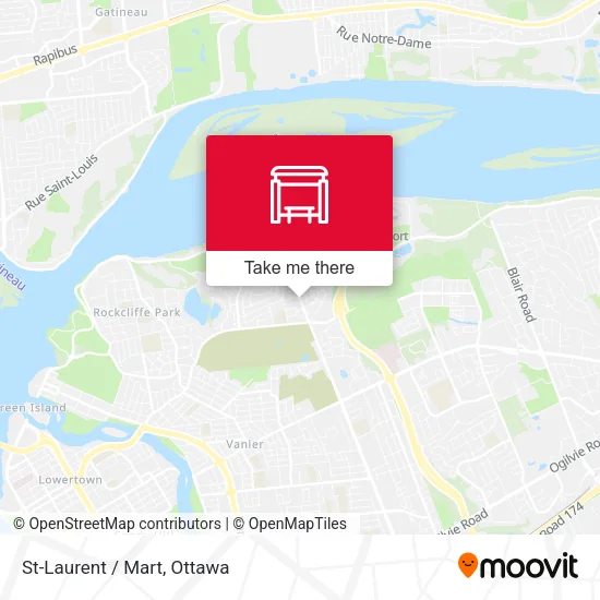 St-Laurent / Mart map