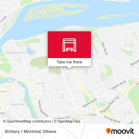 Brittany / Montréal map