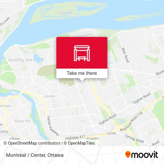 Montréal / Center map