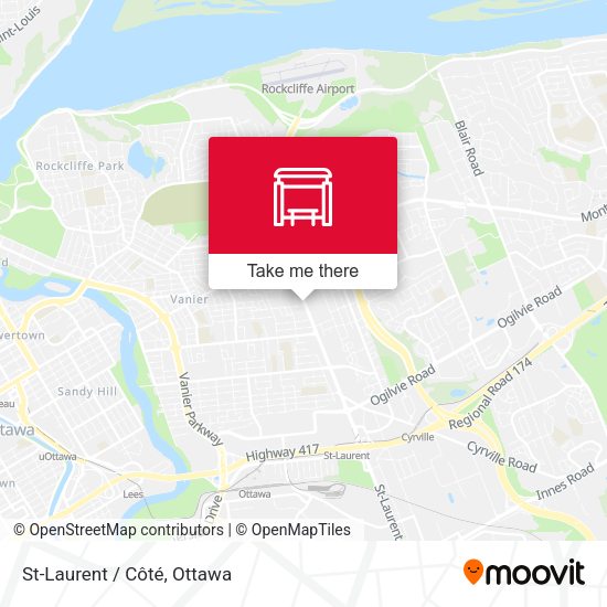 St-Laurent / Côté map