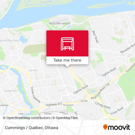 Cummings / Québec map