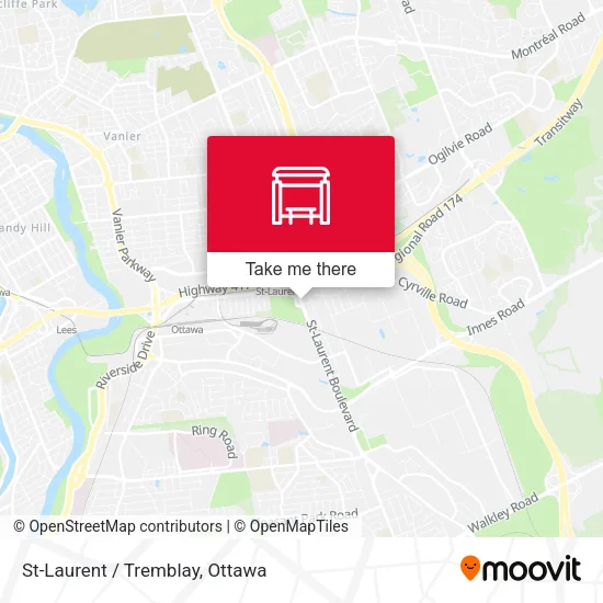 St-Laurent / Tremblay map