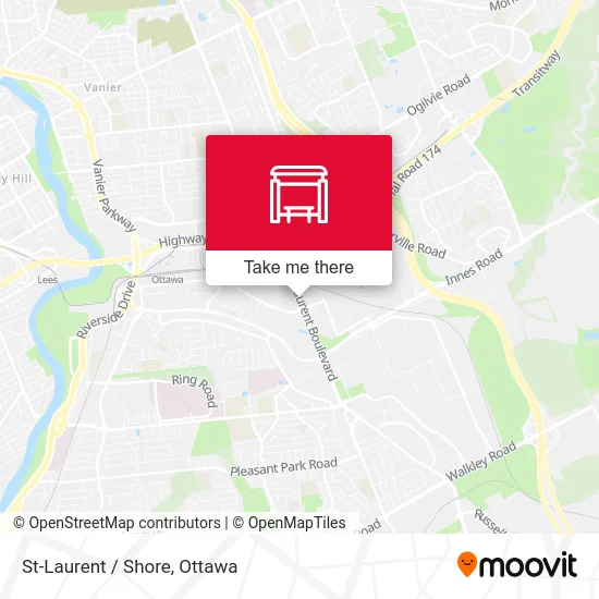 St-Laurent / Shore map