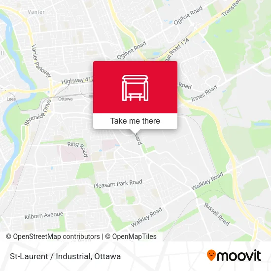 St-Laurent / Industrial map