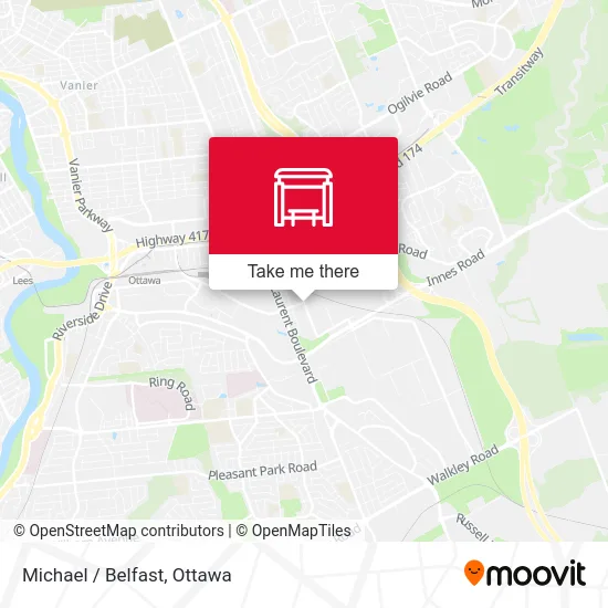 Michael / Belfast map