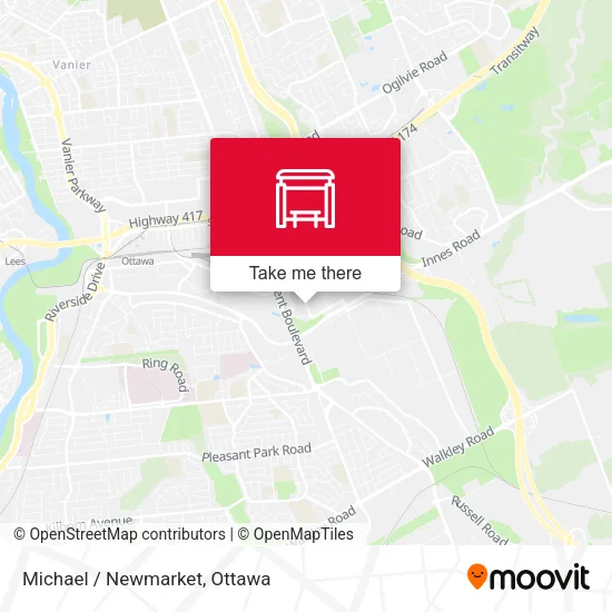 Michael / Newmarket map