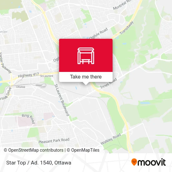 Star Top / Ad. 1540 map