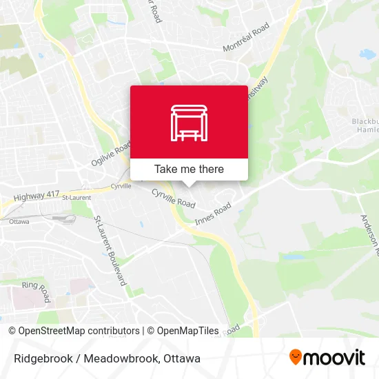 Ridgebrook / Meadowbrook map