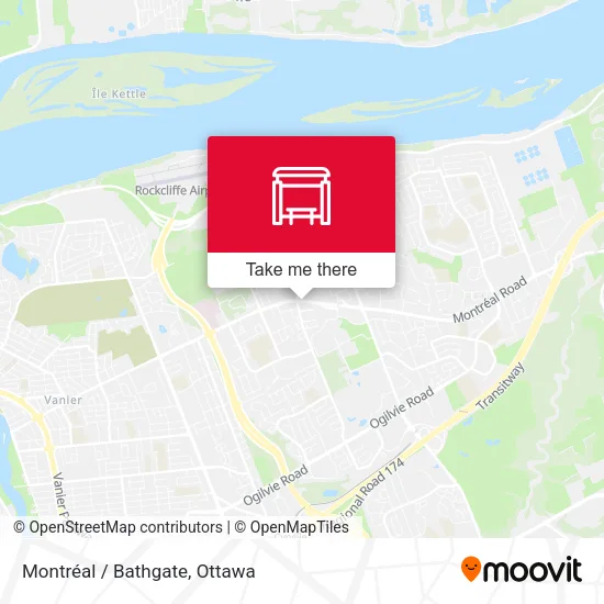 Montréal / Bathgate map
