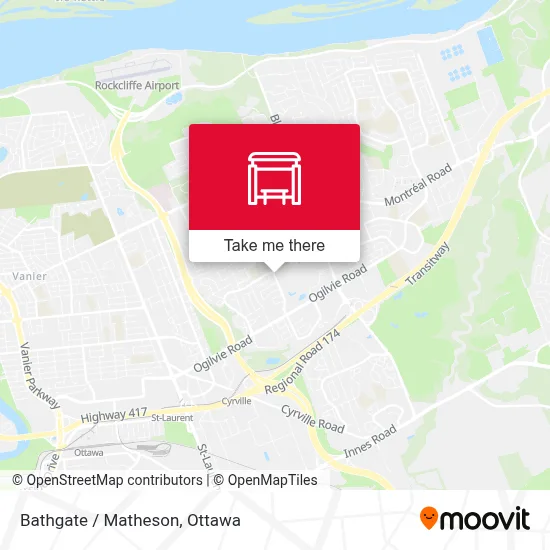 Bathgate / Matheson map