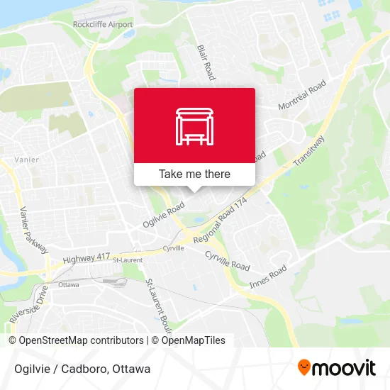 Ogilvie / Cadboro map