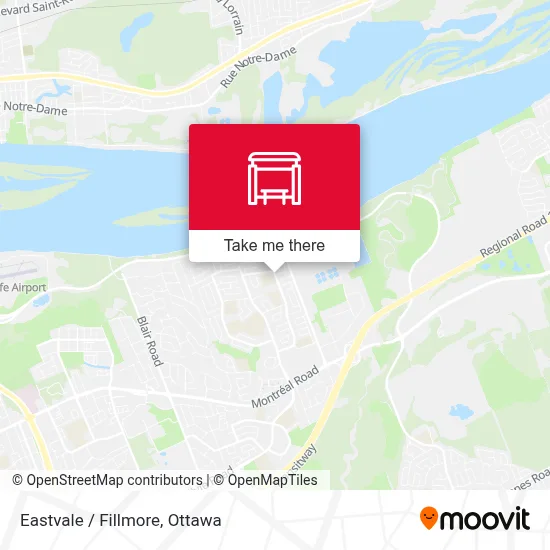 Eastvale / Fillmore map