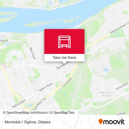 Montréal / Ogilvie map
