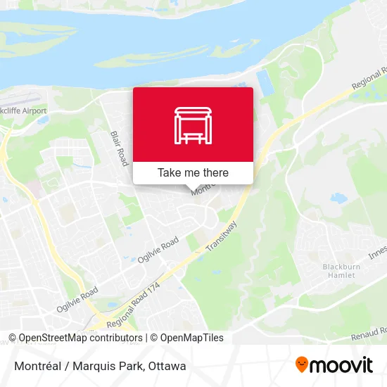 Montréal / Marquis Park map