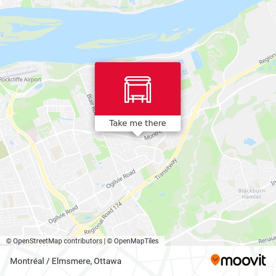 Montréal / Elmsmere map