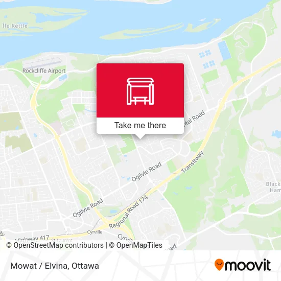 Mowat / Elvina map
