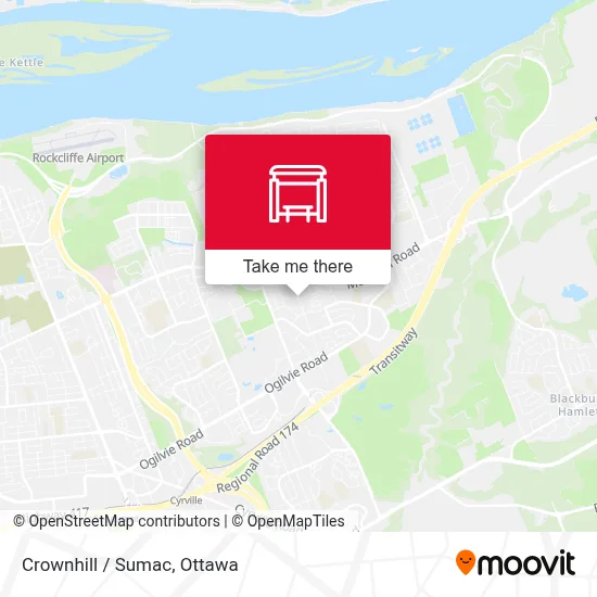 Crownhill / Sumac map