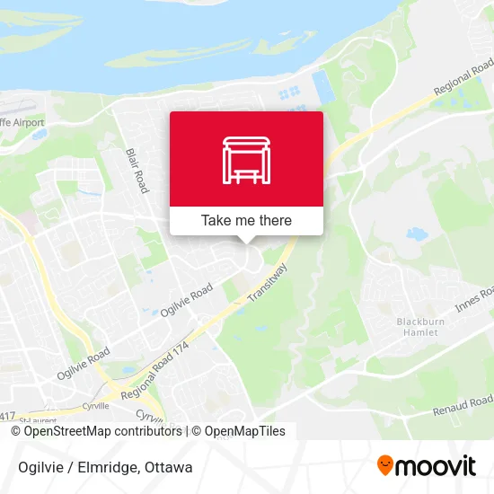 Ogilvie / Elmridge map