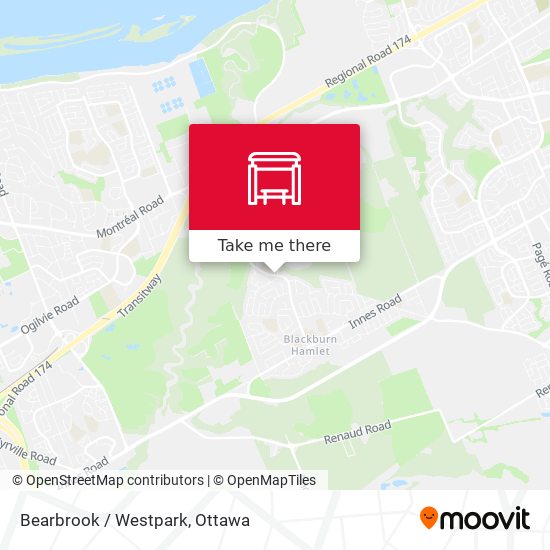 Bearbrook / Westpark map