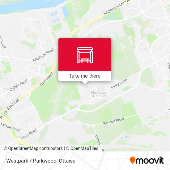 Westpark / Parkwood map