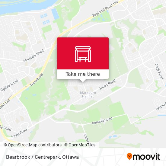 Bearbrook / Centrepark map