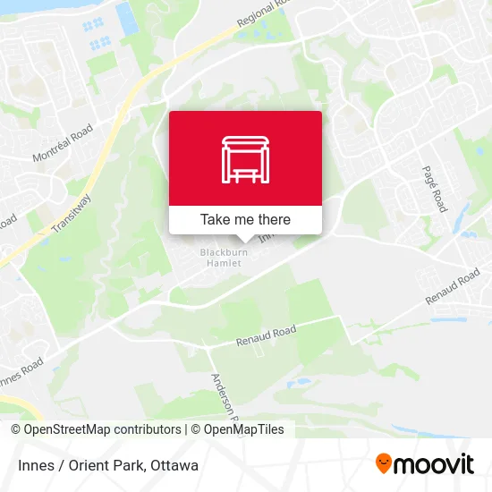 Innes / Orient Park map