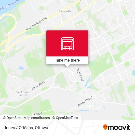 Innes / Orléans map