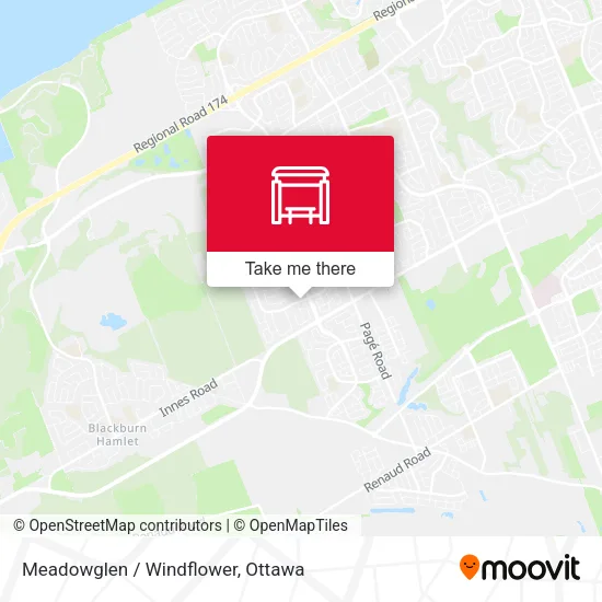 Meadowglen / Windflower map