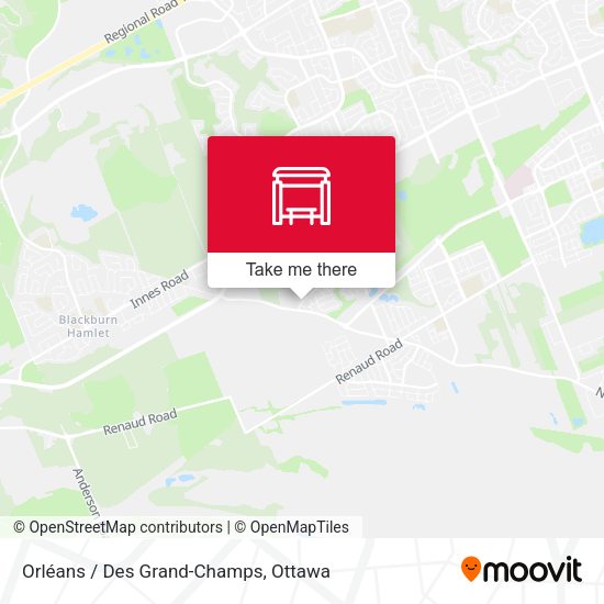 Orléans / Des Grand-Champs map