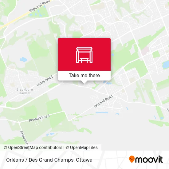Orléans / Des Grand-Champs map