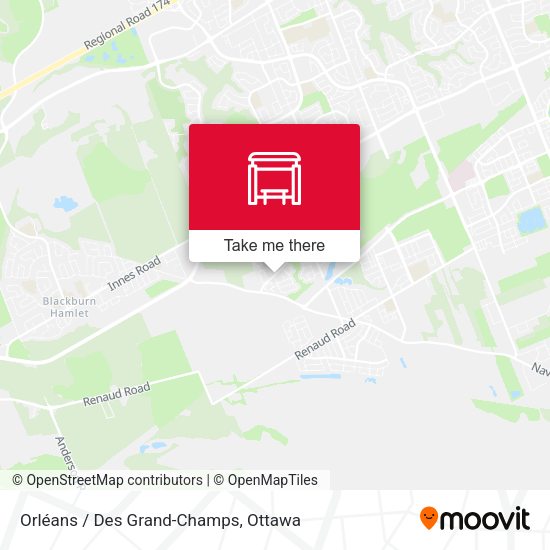 Orléans / Des Grand-Champs map