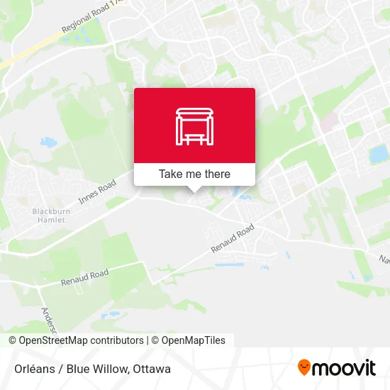 Orléans / Blue Willow map