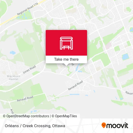 Orléans / Creek Crossing map