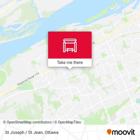 St Joseph / St Jean map