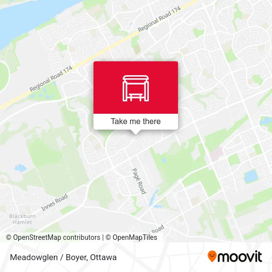 Meadowglen / Boyer map