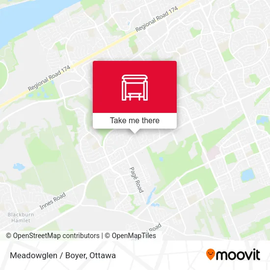 Meadowglen / Boyer map