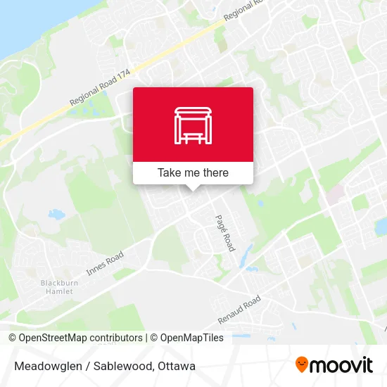 Meadowglen / Sablewood map