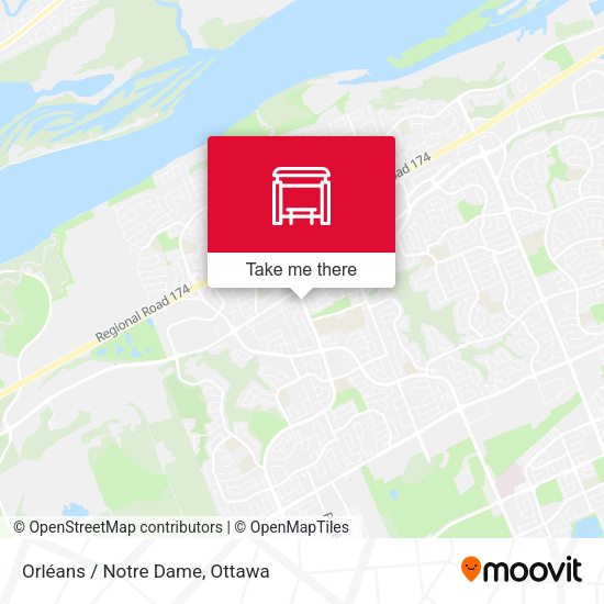 Orléans / Notre Dame map