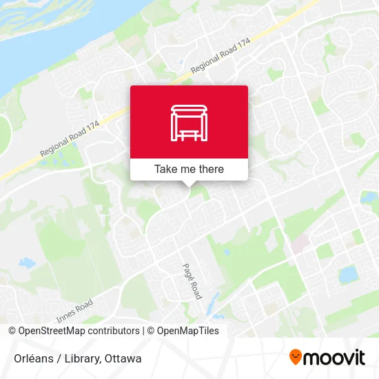 Orléans / Library map