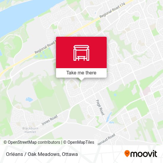 Orléans / Oak Meadows plan