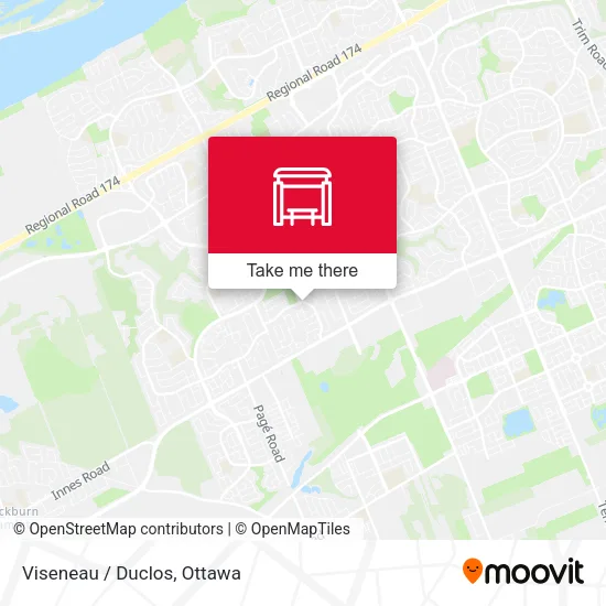 Viseneau / Duclos map