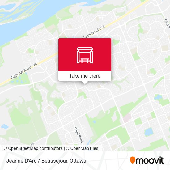 Jeanne D'Arc / Beauséjour map