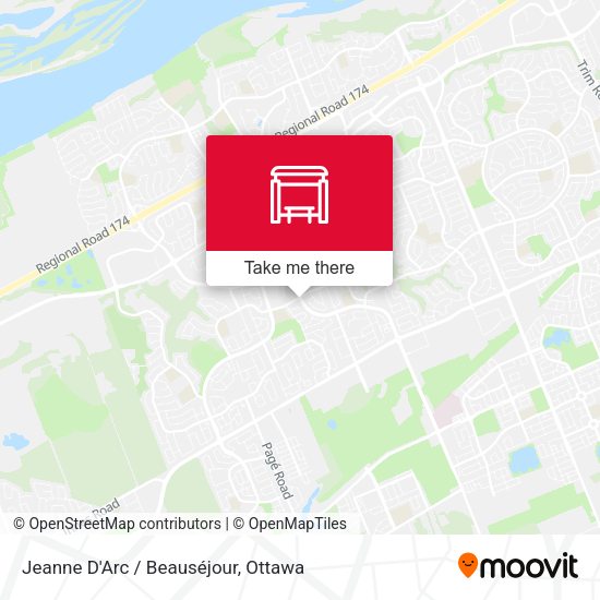 Jeanne D'Arc / Beauséjour map