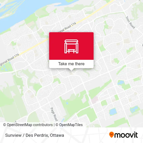 Sunview / Des Perdrix map