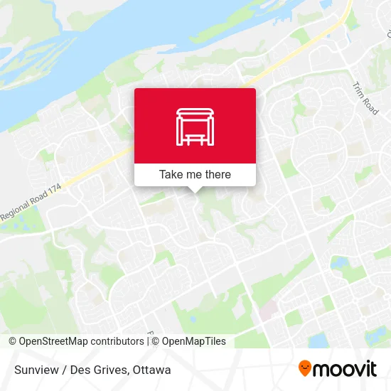 Sunview / Des Grives map