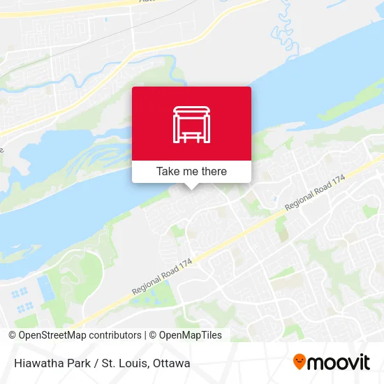 Hiawatha Park / St. Louis map